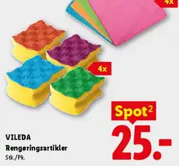 Lidl VILEDA Skrubbesvampe (sæt) tilbud