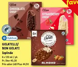 Lidl Gelatelli / Bon Gelati Ispinde tilbud