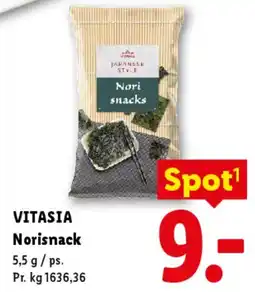 Lidl VITASIA Nori snacks tilbud