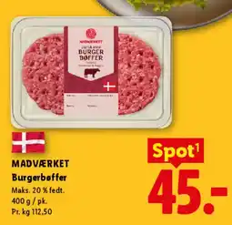 Lidl Burgerbøffer tilbud