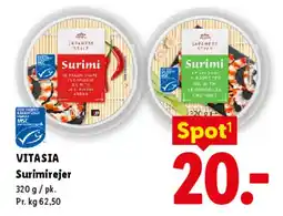 Lidl Assorteret VITASIA produkter (Gyoza / Surimi) tilbud