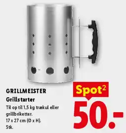 Lidl GRILLMEISTER Sammenklappelig trækulsgrill tilbud