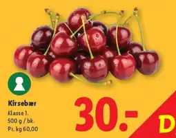 Lidl Kirsebær tilbud