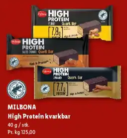 Lidl High Protein kvarkbar tilbud