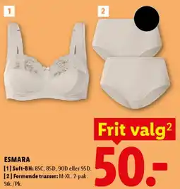 Lidl ESMARA Soft-BH / Formende trusser tilbud