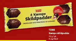 Lidl TOMS 4 Kæmpe Skildpadder tilbud