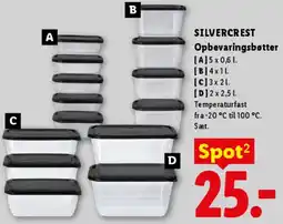 Lidl SILVERCREST Opbevaringsbokse tilbud