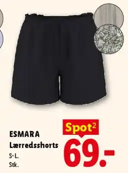 Lidl Lærredsshorts tilbud