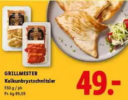 Lidl Kalkunbrystschnitzler tilbud