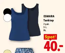 Lidl ESMARA Tanktop (2-pak) tilbud