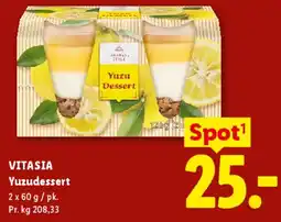 Lidl VITASIA Yuzudessert tilbud