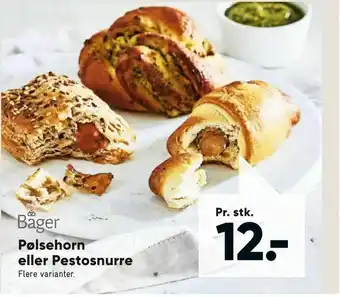 Pølsehorn eller Pestosnurre