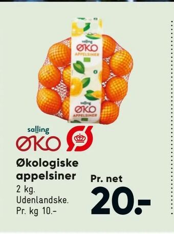 Økologiske appelsiner