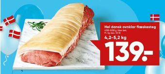 Bilka Hel dansk ovnklar flæskesteg tilbud