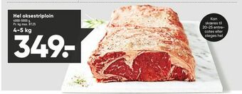 Bilka Hel oksestriploin tilbud