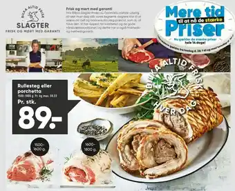 Rullesteg eller porchetta
