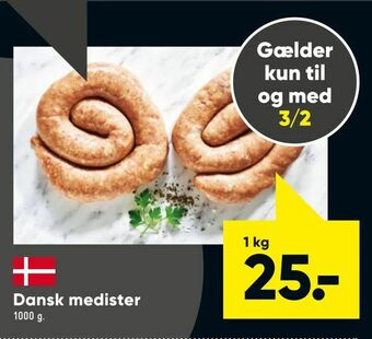 Bilka Dansk medister tilbud