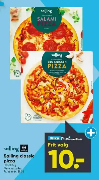 Bilka Salling classic pizza tilbud