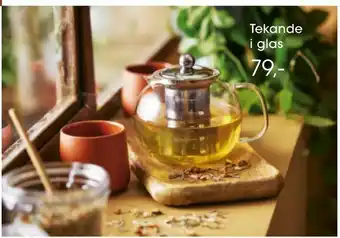 Tekande i glas