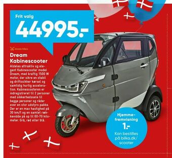 Bilka Dream Kabinescooter tilbud