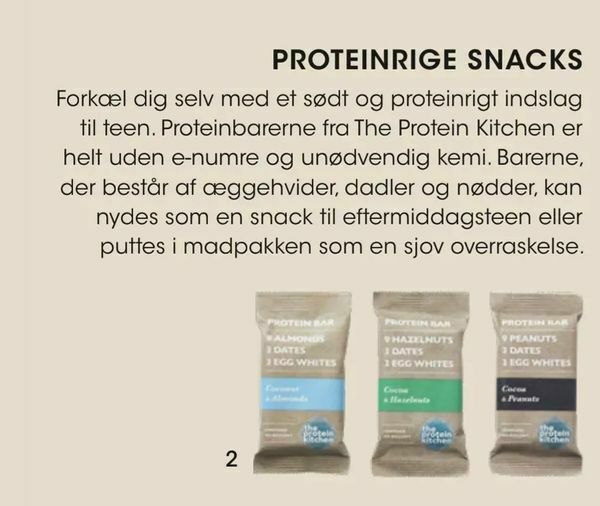 The Protein Kitchen proteinbar tilbud hos Bilka