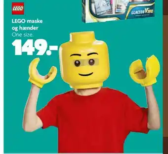 Fætter BR LEGO maske og hænder tilbud