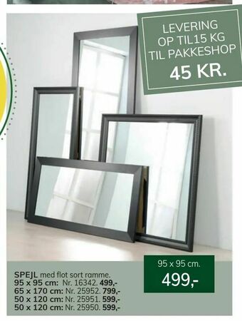 Daells Bolighus SPEJL tilbud