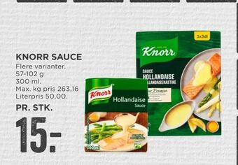 MENY Knorr sauce tilbud