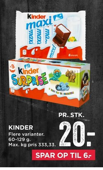MENY Kinder tilbud