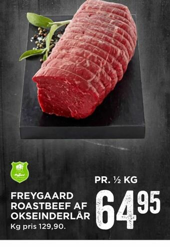 MENY Freygaard roastbeef af okseinderlår tilbud