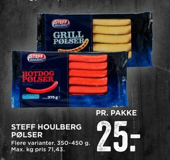 MENY Steff houlberg pølser tilbud