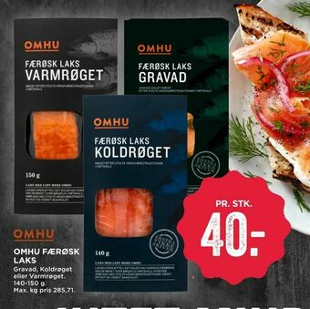 MENY Omhu færøsk laks tilbud