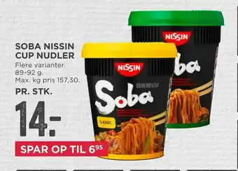 MENY Soba nissin cup nudler tilbud