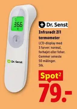 Lidl Infrarødt 2i1 termometer tilbud