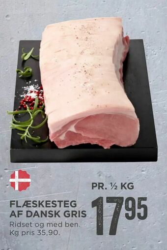 MENY Flæskesteg af dansk gris tilbud