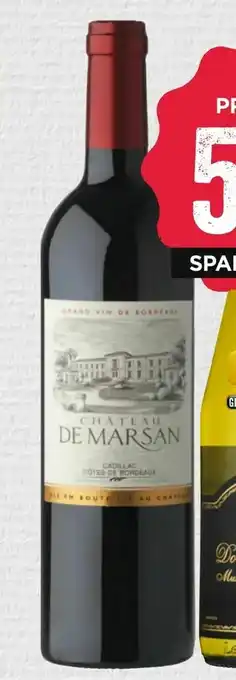 MENY Chåteau De Marsan 2018 Cadillac Bordeaux tilbud