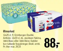 Føtex Ølmarked - udvalg af ølpakker tilbud