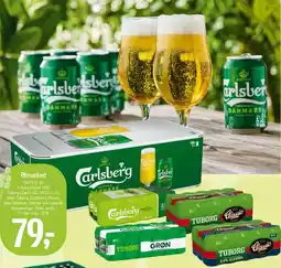 Føtex Carlsberg / Tuborg dåser 18x33 cl tilbud