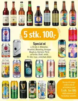 Føtex 5 stk. 100,- tilbud