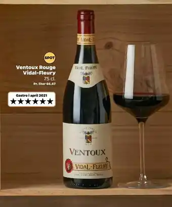 Netto Ventoux Rouge Vidal-Fleury tilbud