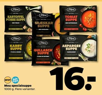Netto Mou specialsuppe tilbud