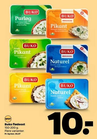 Netto Buko flødeost tilbud