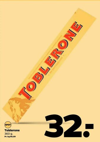 Netto Toblerone tilbud