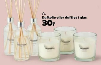 Netto Duftolie eller duftlys i glas tilbud