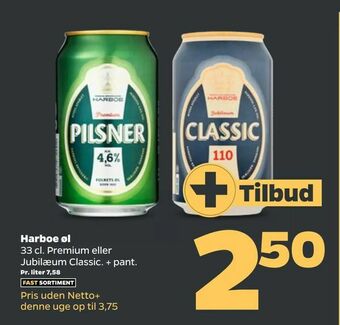 Netto Harboe øl tilbud