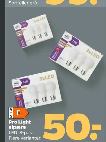 Netto Pro Light elpære tilbud
