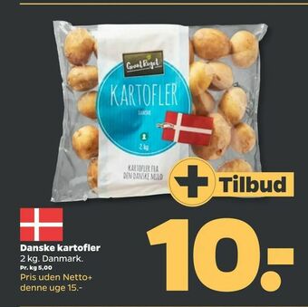 Netto Danske kartofler tilbud
