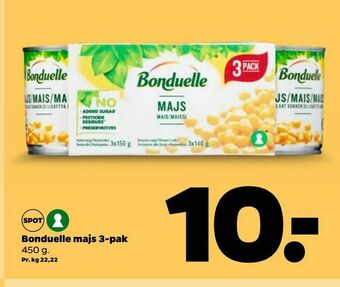 Netto Bonduelle majs 3-pak tilbud