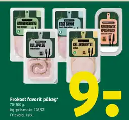 Coop 365 Frokost favorit pålæg tilbud