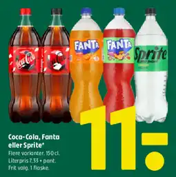Coop 365 Coca-Cola, Fanta eller Sprite tilbud